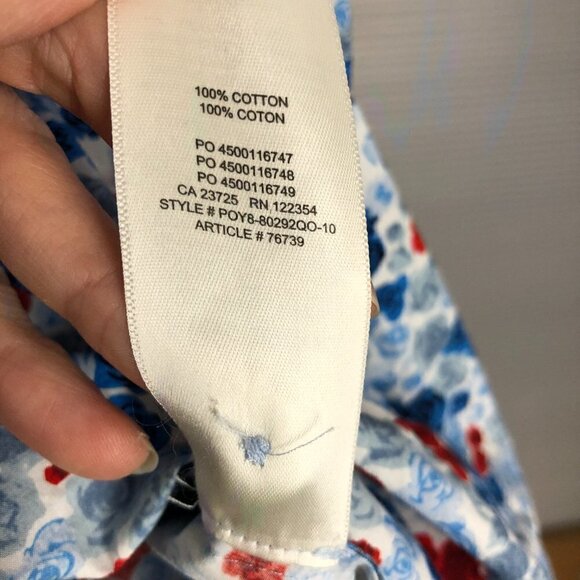 Aritzia Little Moon Sweetie Dress Oak/Porcelaine Blue A-line Puff Slv Mini  Sz 4 - Picture 15 of 16